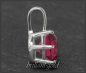 Preview: Anhänger mit rotem 2,94ct Rubin, 585 Weißgold